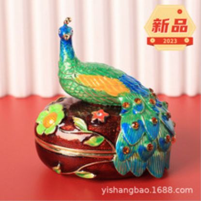 Picture of Enamel colored jewelry box scenic area hot selling handicrafts