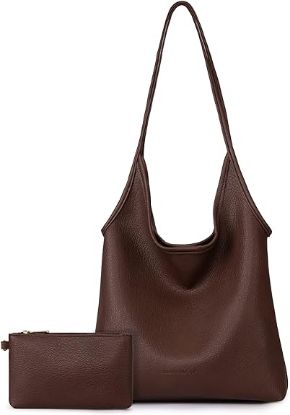 Picture of Montana West Slouchy Hobo Bags for Women Soft Designer Shoulder Purses Ladies Top Handle Handbag